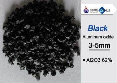 0 - 1 mm / 5 - 8 mm Przemysłowy czarny tlenek glinu Al2O3 62% min.  Chodnik antypoślizgowy