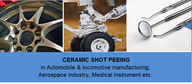 Media do obierania Ceramiczne śrut Z150 do ulepszania powierzchni w przemyśle lotniczym i motoryzacyjnym