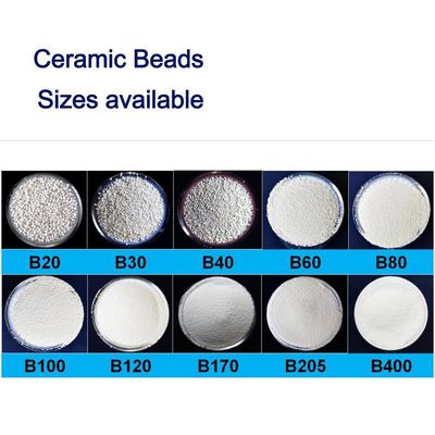 JZB100 rozmiar 106-180μm Produkty 3C Środki do piaskowania Koraliki ceramiczne
