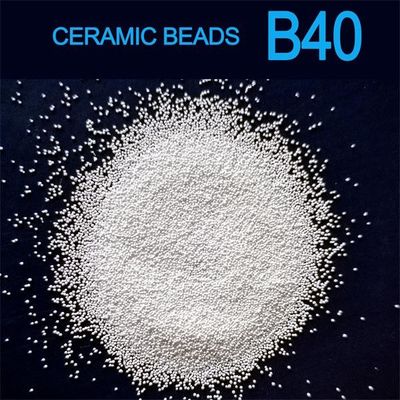 B40 0,425 mm ceramiczne koraliki ścierne środki do piaskowania do płyty ze stali nierdzewnej
