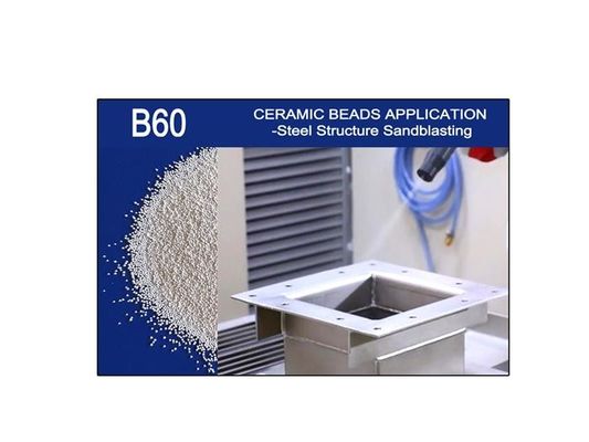 Ceramiczne środki ścierne ZrO2 do piaskowania B60 rozmiar 0,150-0,300 mm Odporność chemiczna