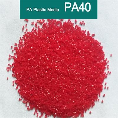 Red PA Plastic Media Śrutowanie PA40 do piaskowania powierzchni z tworzyw sztucznych