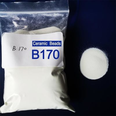 B170 Rozmiar 0,045-0,090 mm Ceramiczny środek do piaskowania do obudów aluminiowych Wykończenie piaskowane