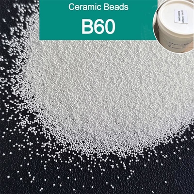 Gęstość masowa 2,3 g/cm3 Ceramic Bead Blasting For Fast And Metal Surface Sand Blasting