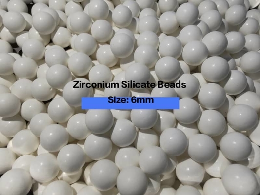 Środki szlifujące z krzemianu krzemianowego, zsinterowane 65 ZrO2 4,0 g/cm3 Gęstość