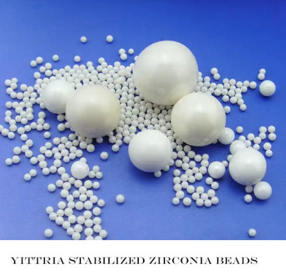 Yttrium Stabilizowane Zirconia Beads Ultra Fine Grinding Media Z Gęstością