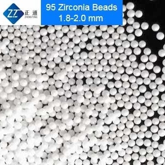 95 Środków do szlifowania tlenku cyrkonu Koraliki ceramiczne o wysokiej wytrzymałości do elektronicznego dyspergowania zawiesiny ceramicznej