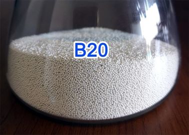 Solidna okrągła kula B20 - B505 Ceramiczne koraliki Wydmuchiwanie mediów 2,3 G / Cm3 Gęstość nasypowa
