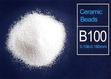B100 Rozmiar 125 - 180 μM Ceramiczne środki do piaskowania do stali nierdzewnej / aluminium