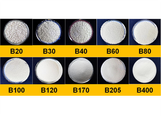 B30 Ceramiczny środek do piaskowania o średnicy 0,425 - 0,600 mm do czyszczenia piaskowanego