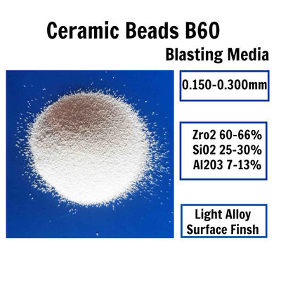 B60 Zirconia Ceramic Bead Blasting do czyszczenia form