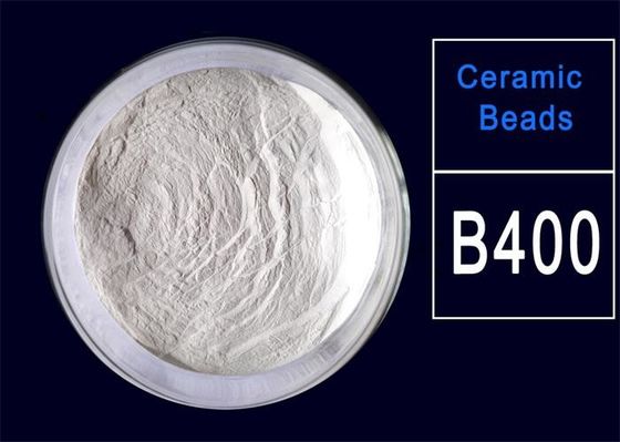 Wykończenie ze stali nierdzewnej B400 Kulki ceramiczne Środki do piaskowania pakowane w 25 kg beczkach 55 funtów