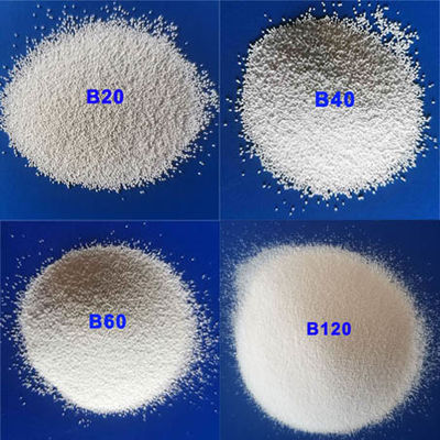 B120 B205 Ceramiczne środki do piaskowania kulek do metalowego wykończenia powierzchni Wysoka wytrzymałość