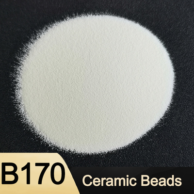 B170 B100 Ceramiczny koralik do piaskowania Cyrkonowy ceramiczny koralik do satynowego metalicznego wykończenia powierzchni