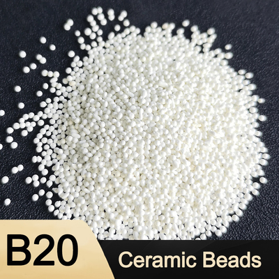 Wykończenie powierzchni Ceramiczne kulki do piaskowania B20 Rozmiar 600 - 850 μM Twardość 700HV