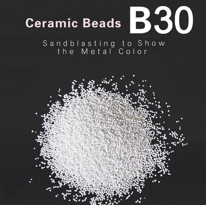 Bezpyłowe kulki ceramiczne B30 Blasting Media piaskowanie Wykończenie powierzchni