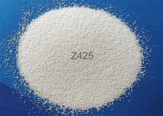 Ceramic Shot Blasting Beads , Z150 - Z850 To Eliminate Stress Shot Blasting Abrasive
