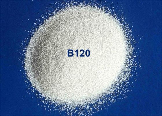 High Efficiency 62-66% ZrO2 Ceramic Blasting Media Zirconia Beads B120 63-125 μM For Glof Club