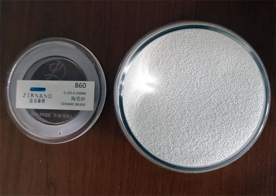 B60 Ceramic Beads For Abrasive Flow Deburring With RoHS Certificates