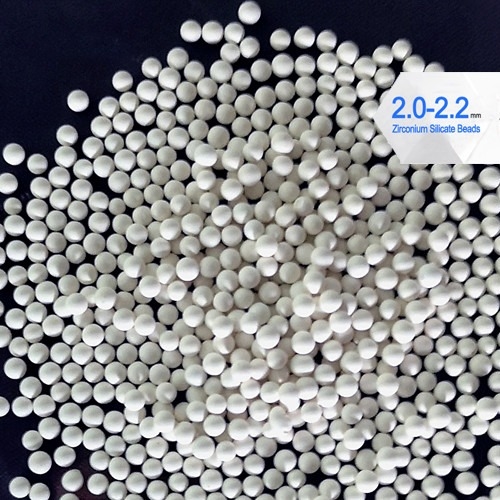 0.6mm -10mm Zirconia Grinding Media Koraliki z krzemianu cyrkonu Do powlekania / Malowania / Atramentu